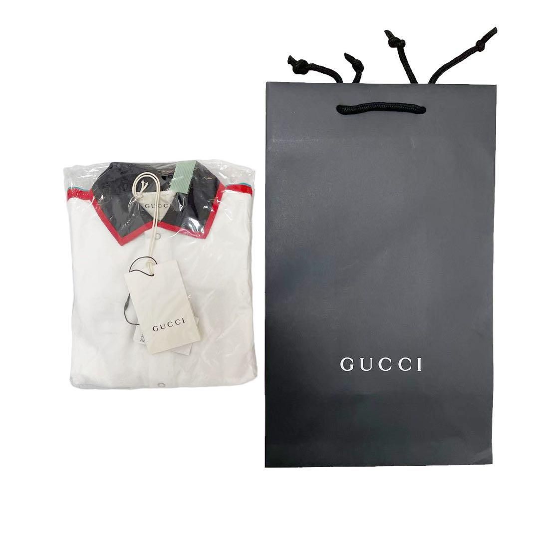 GUCCI グッチ ベビー服 ロンパース オールインワン 長袖 ストライプ