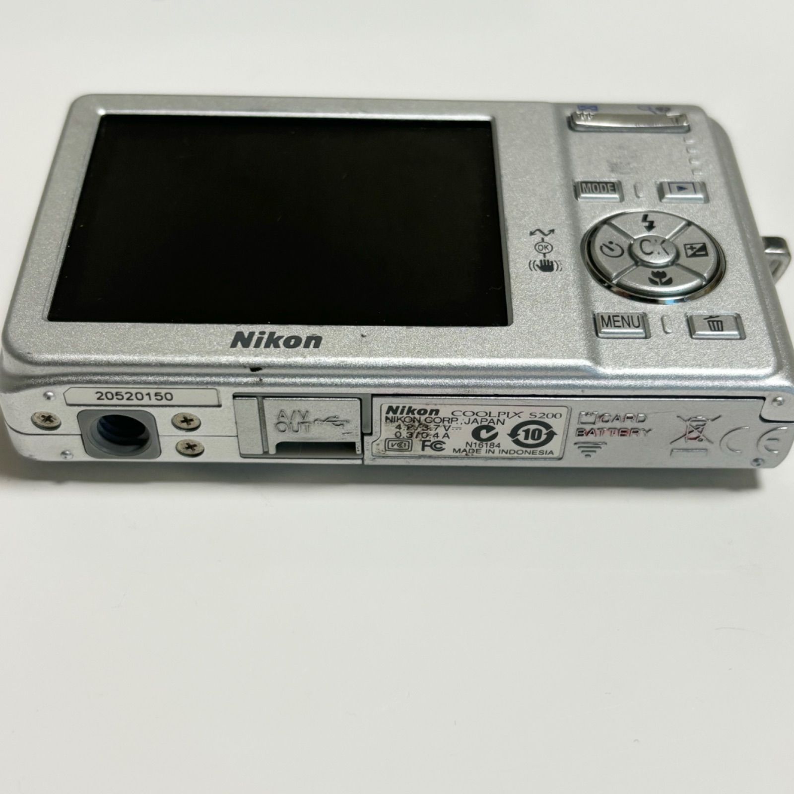 動作確認済】デジカメ NIKON COOLPIX S200 動作確認済 Nikon COOLPIX