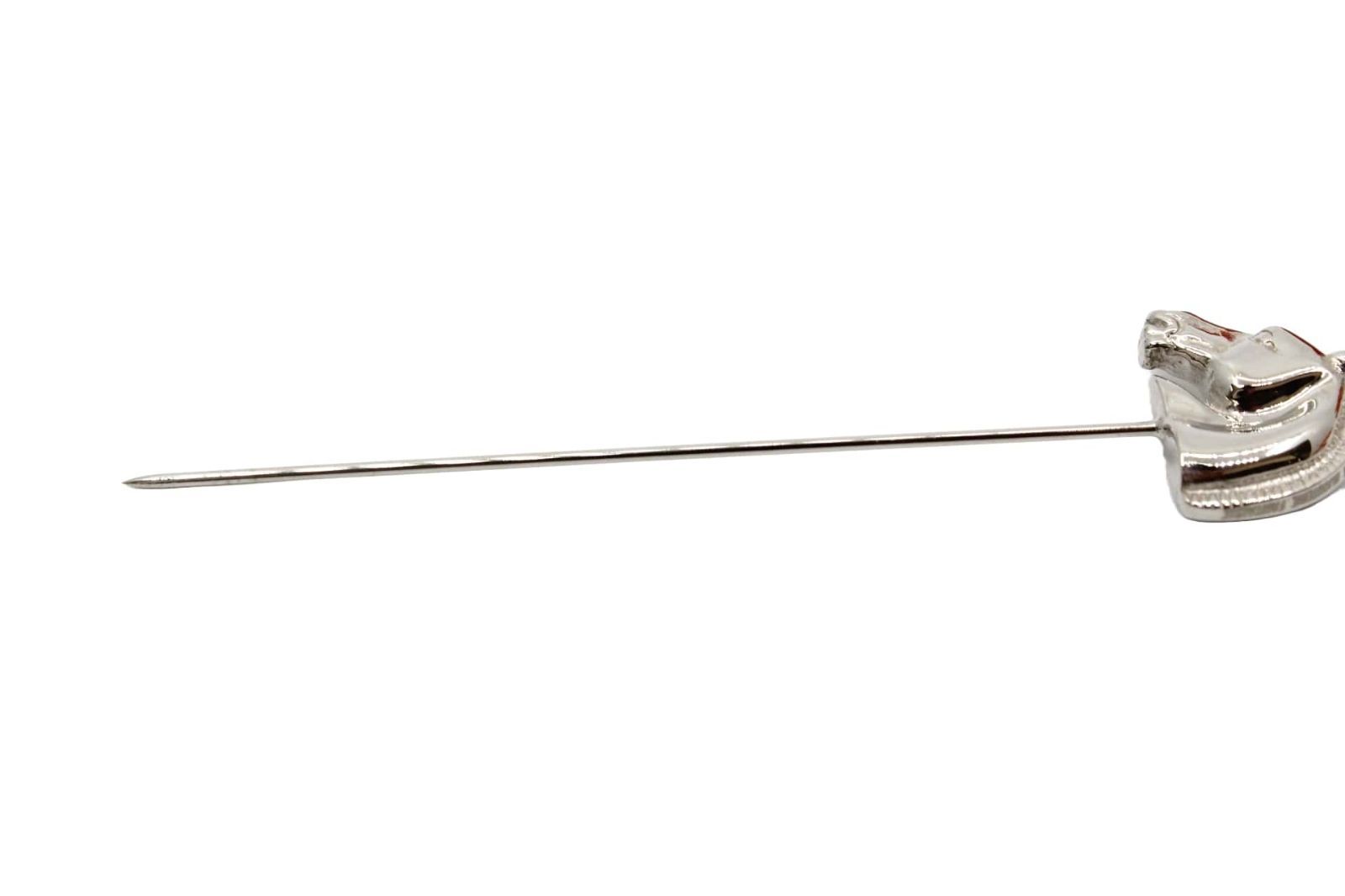 エルメス ブローチ ホース ヘッド シュバル ピン シルバー 箱 - メルカリ