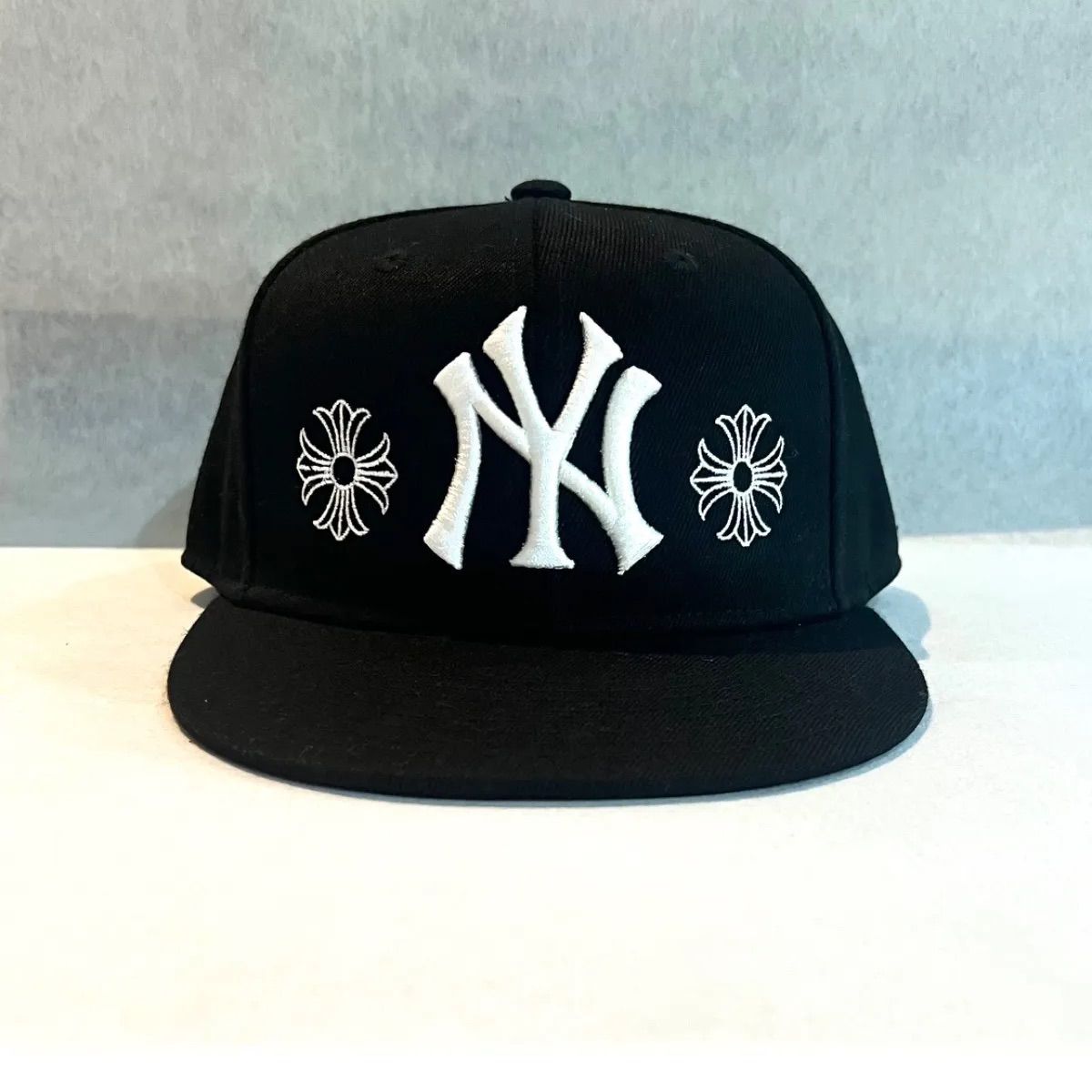 クロムハーツ ヤンキース カスタム キャップ Yankees chrome hearts
