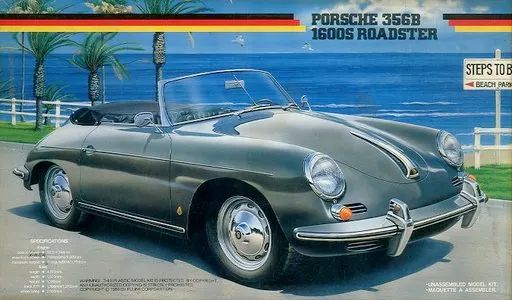 中古】プラモデル 1/24 ポルシェ 356B 1600S ロードスター