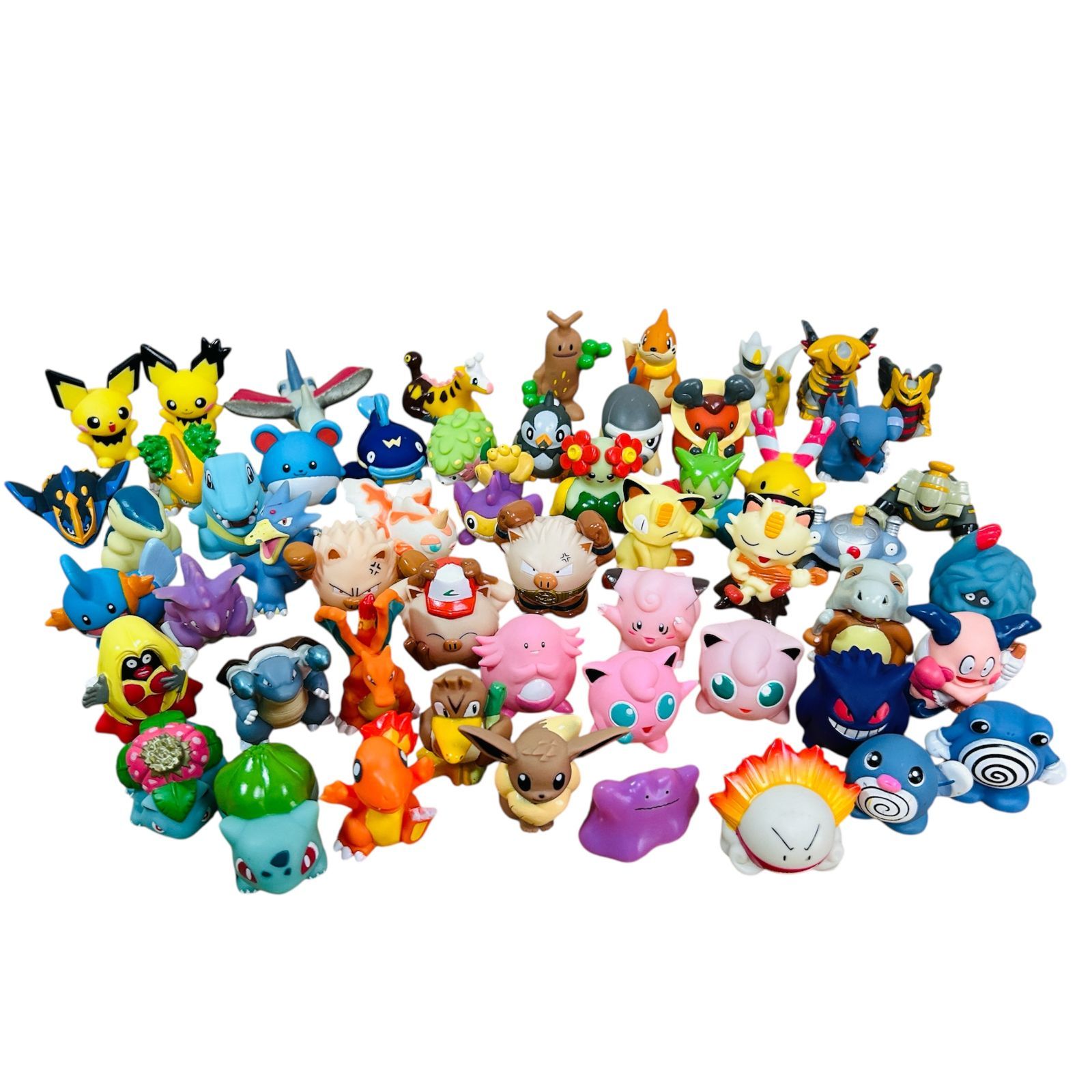 初代ポケモン多数】ポケモンキッズ 指人形 まとめ売り 55体セット