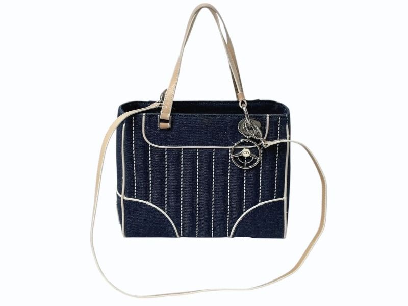 Christian Dior クリスチャンディオール ハンドバッグ MA-1011 デニム