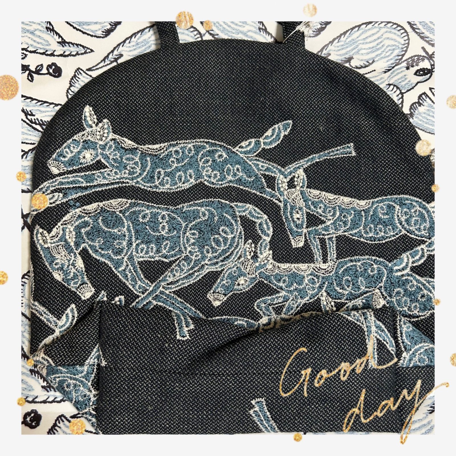 ミナペルホネン muffin bag マフィンバッグ papurikko ⚮ - メルカリ