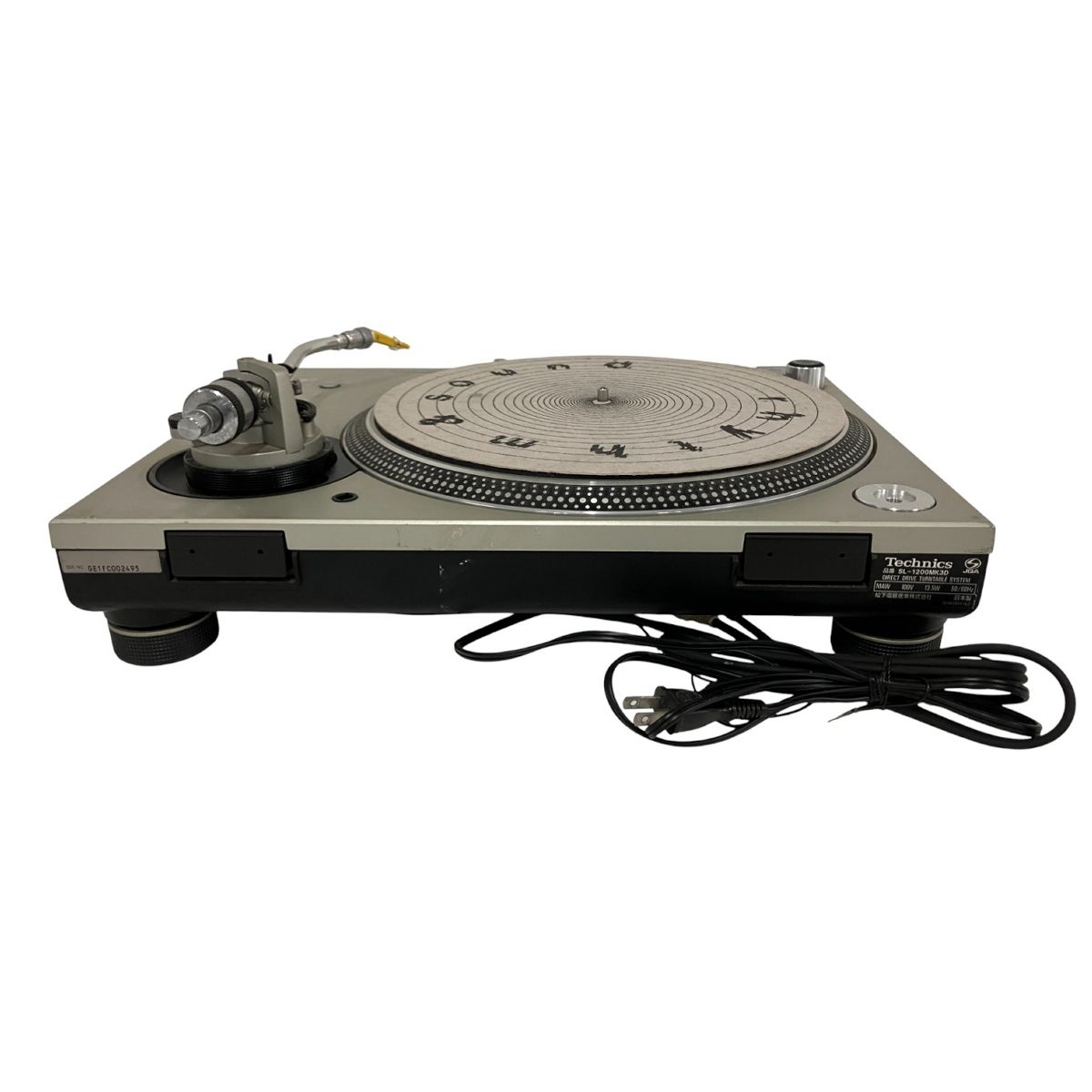 ジャンク品】Technics ターンテーブル SL-1200MK3D 【公式通販】