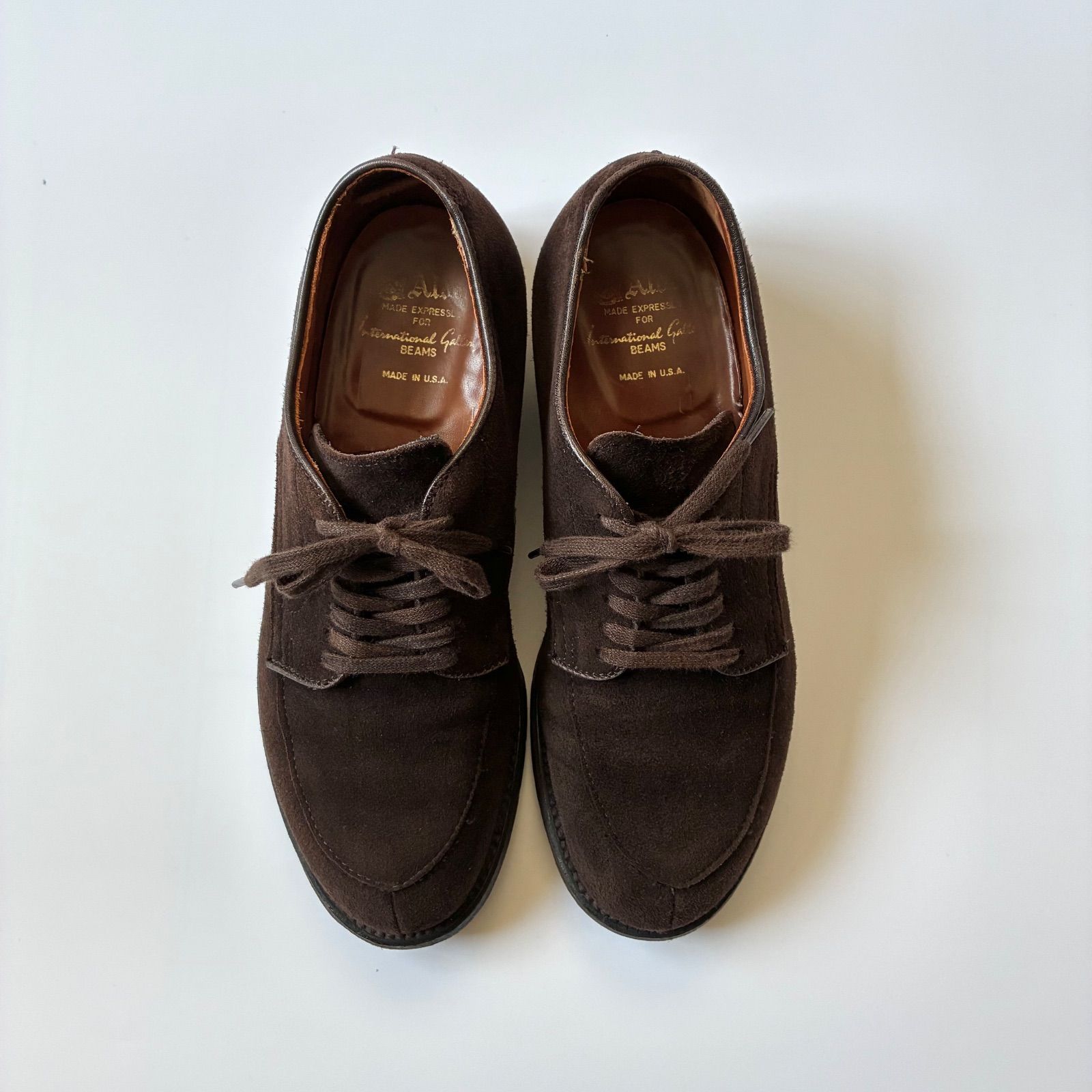 Alden / International Gallery BEAMS 別注 ゴートスエード Vチップ