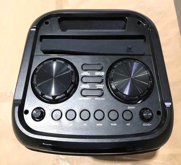 美品】GRAV パーティースピーカー GRV-PS70WA-BK ブラック AA0319