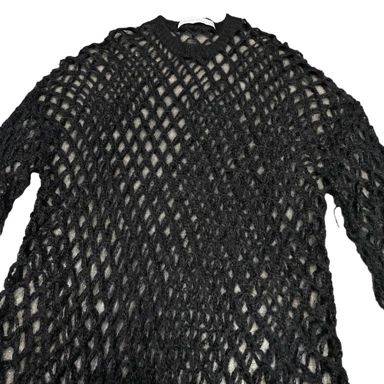 JOHN LAWRENCE SULLIVAN 21AW モヘアシルククルーネックロングメッシュ