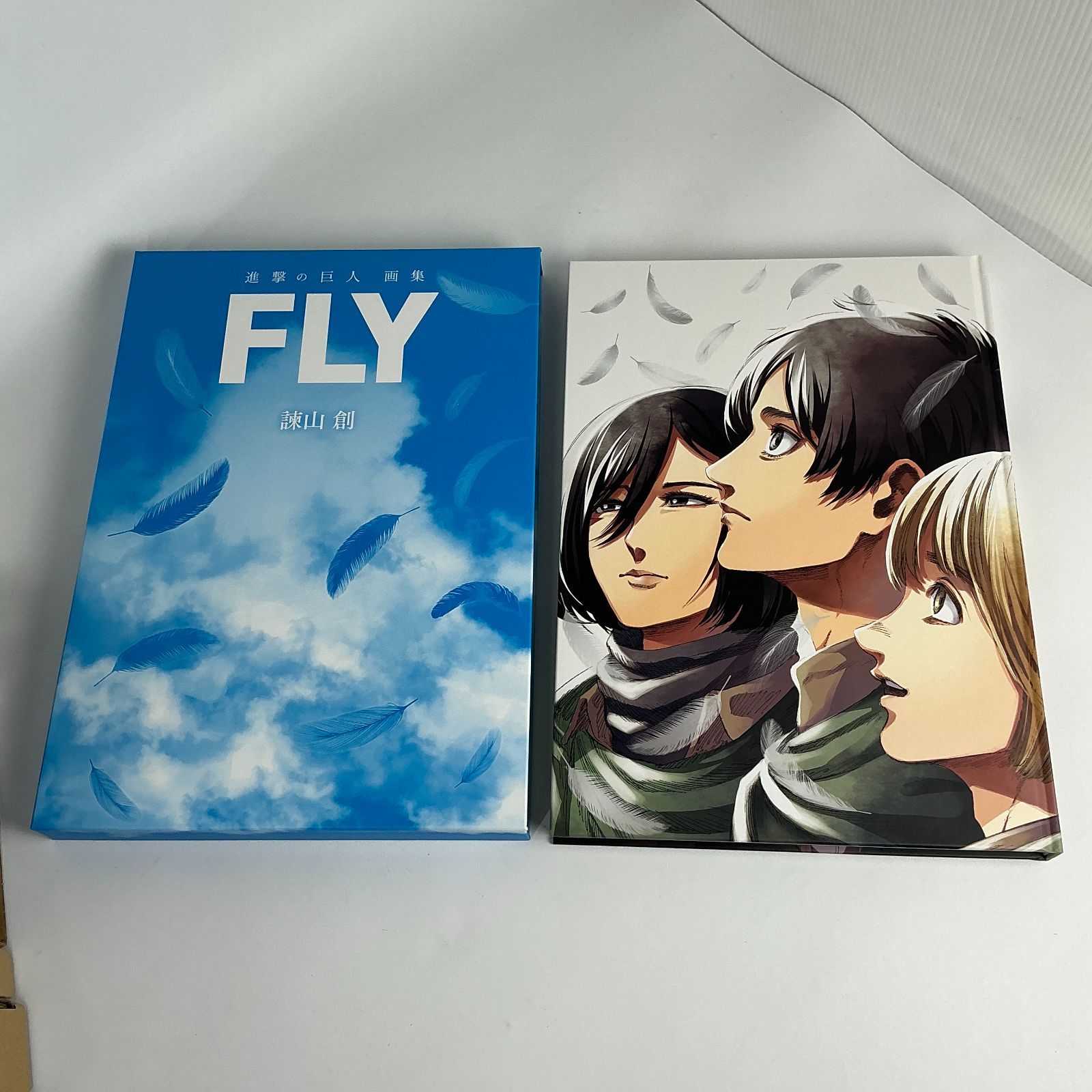 進撃の巨人 画集 FLY 諫山創 進撃の巨人 35巻 超精巧複製原画 ミカサの