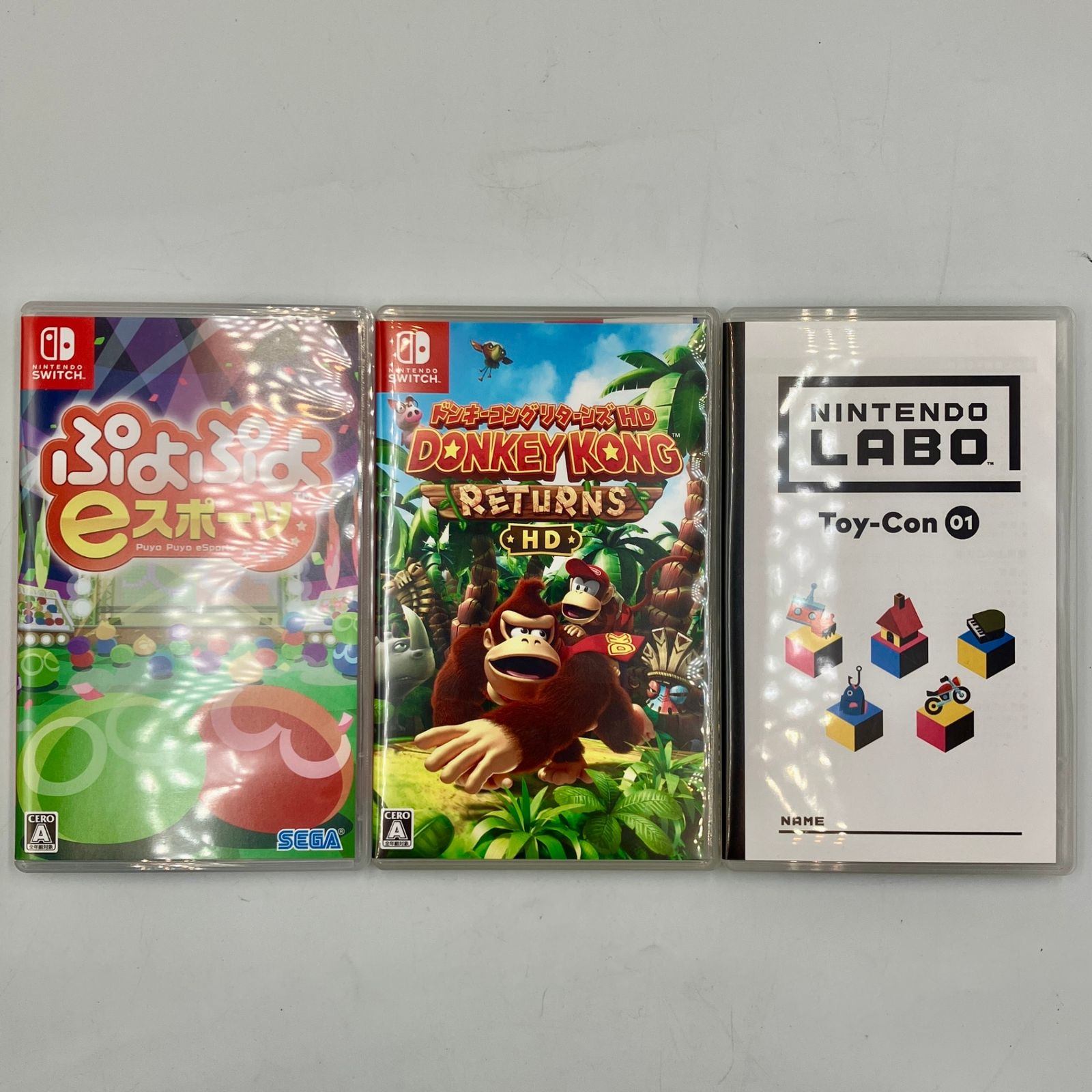 Nintendo Switch 本体 + ゲームソフト3本 Nintendo Switch ゲーム