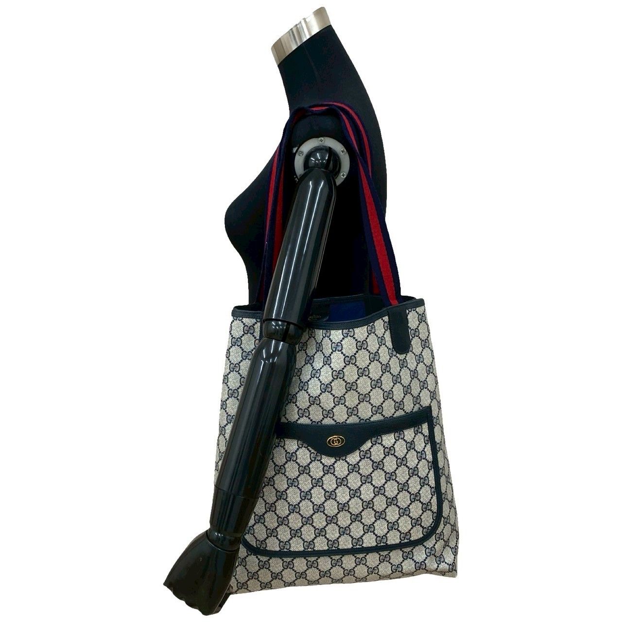 極 美品 GUCCI グッチ オールドグッチ ヴィンテージ シェリーライン GG