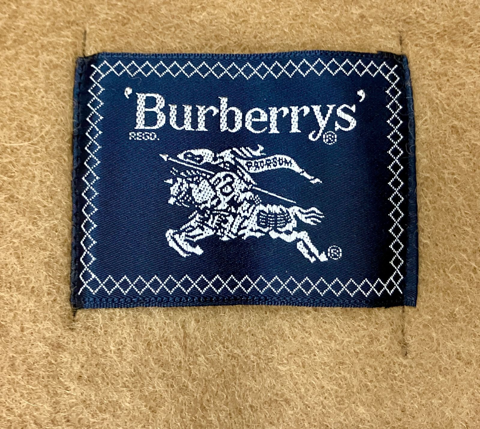 純毛毛布 バーバリーBurberrys ウール100％ 虫食いあり - メルカリ