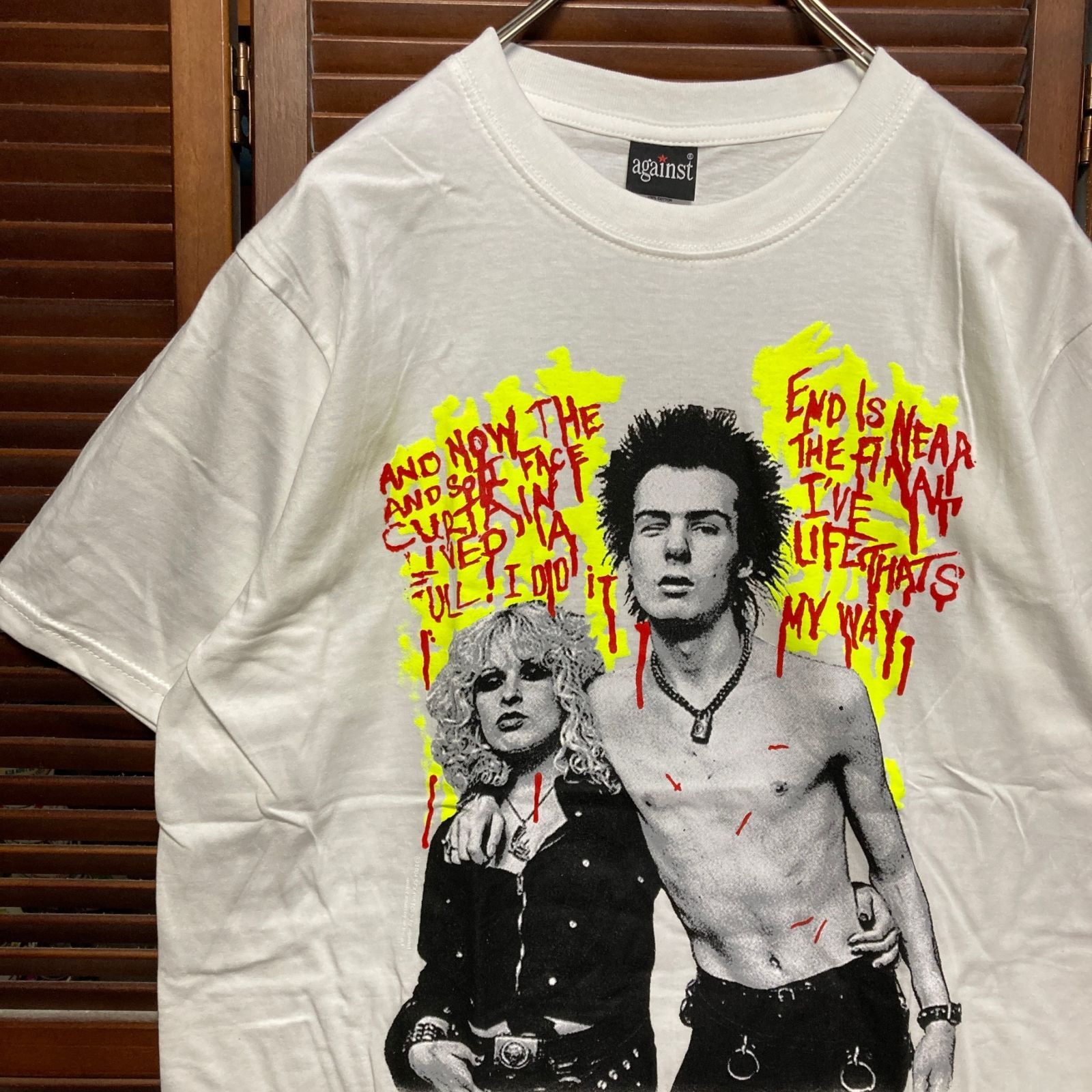 セックスピストルズ SEX PISTOLES シドアンドナンシー SID&NANCY 白