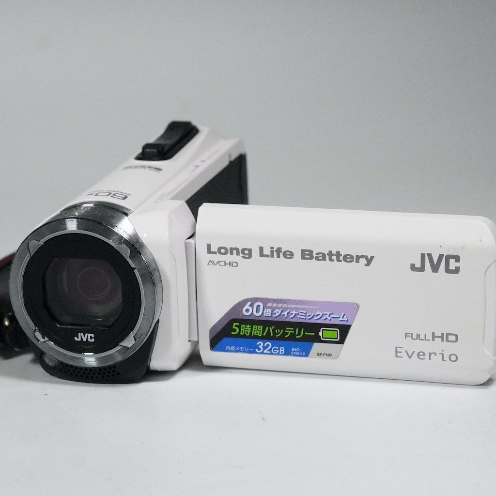 Victor JVC GZ-F100-W 2015年製 ビデオカメラ Victor JVC GZ-F100-W 2015