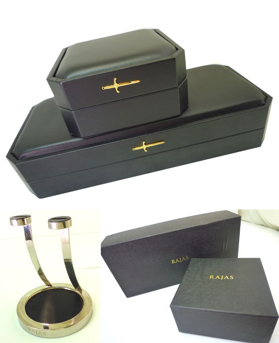 RAJAS ラジャス 剣＆水晶 大理石 専用ケース セット 新リンパ療法