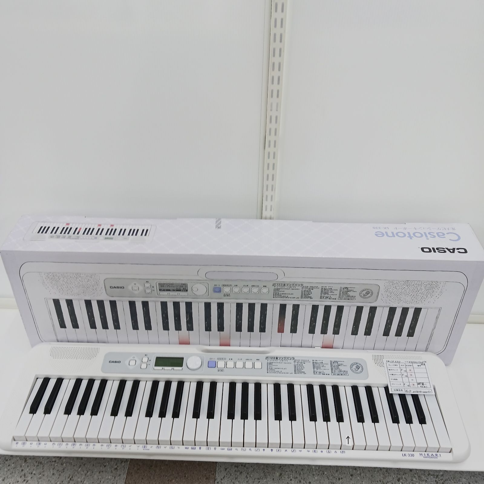 CASIO LK-330 Casioton光ナビゲーションキーボード 61鍵盤 Amazon.co