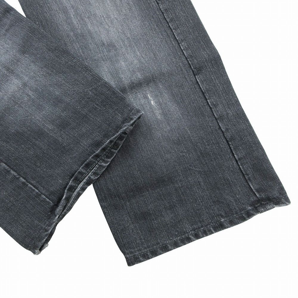 TroisO トロワゾ 日本製 ラメ入りブーツカットデニムパンツ ジーンズ