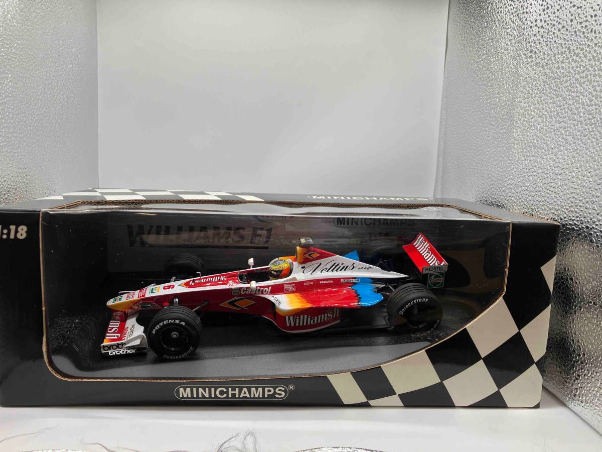 現状品 MINICHAMPS 1/18 1999 Williams Supertec FW21 R.SCHUMACHER #6