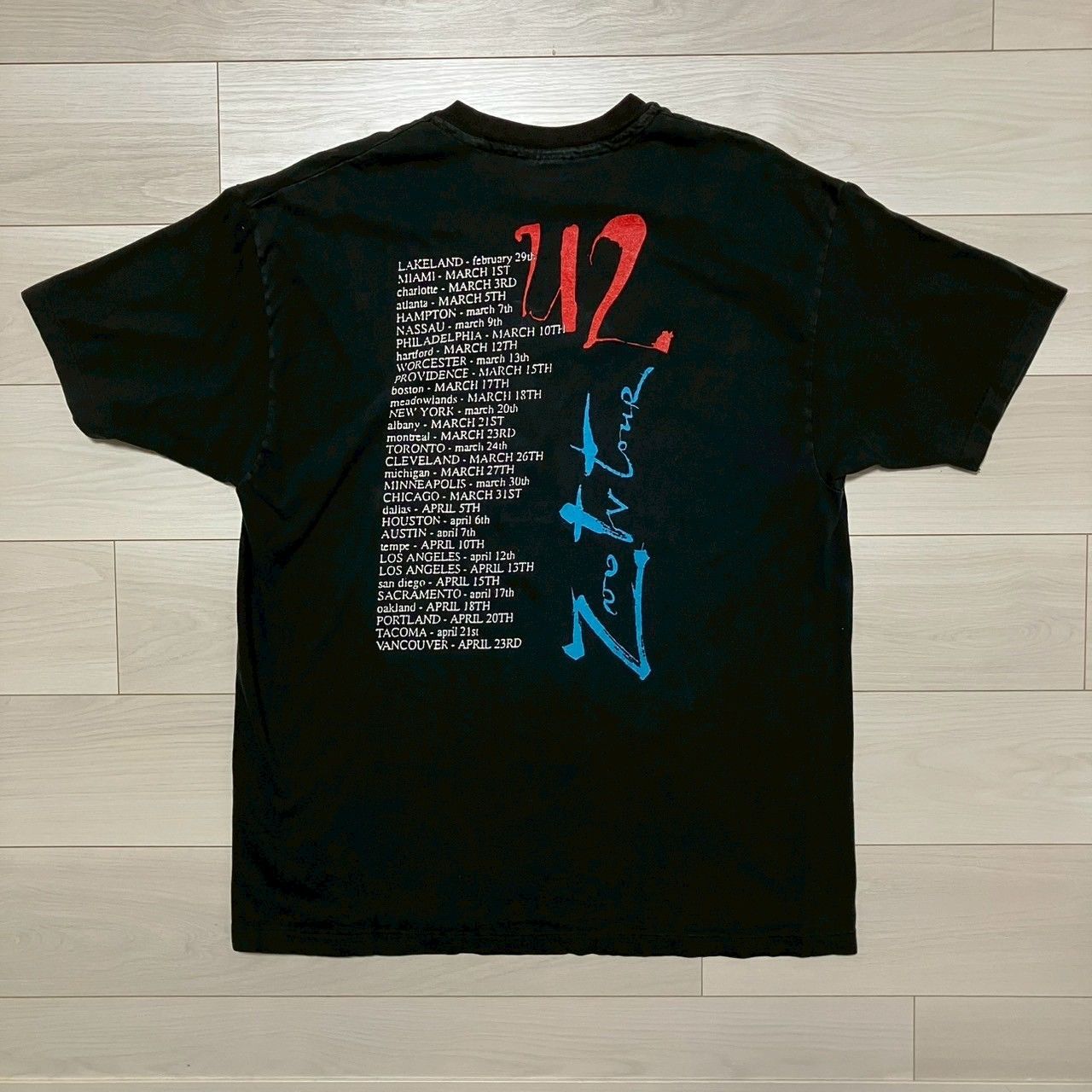 セカオワ 深瀬着用 90s U2 Zoo TV Tour Tシャツ バンT USA製 HANES