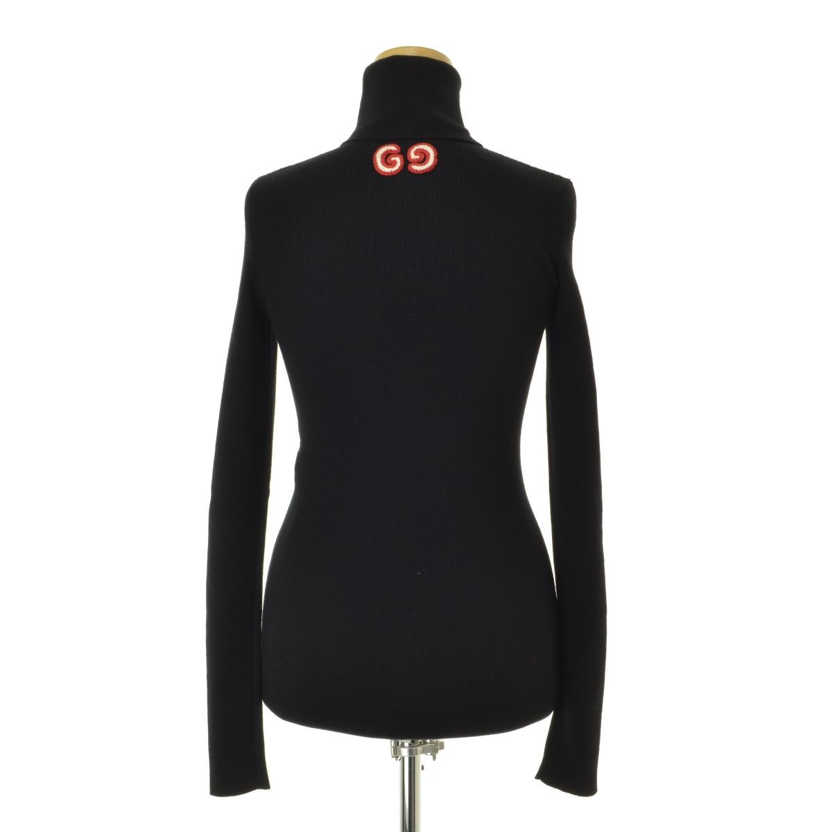 GUCCI】718576 XKCQ9 ファインウール リブ タートルネック セーター