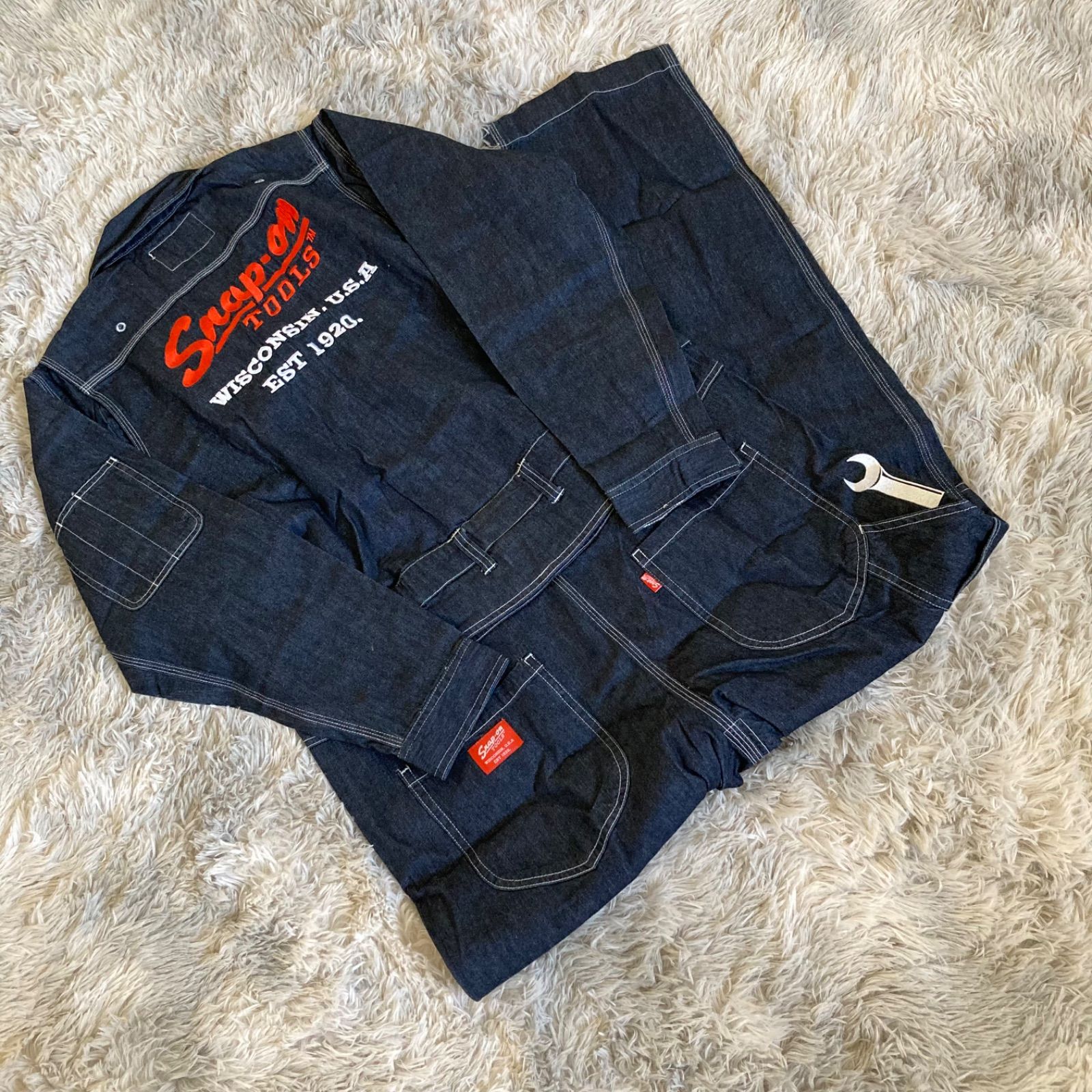 Snap-on デニムオーバーオール ツナギ BWL5450DO - メルカリ