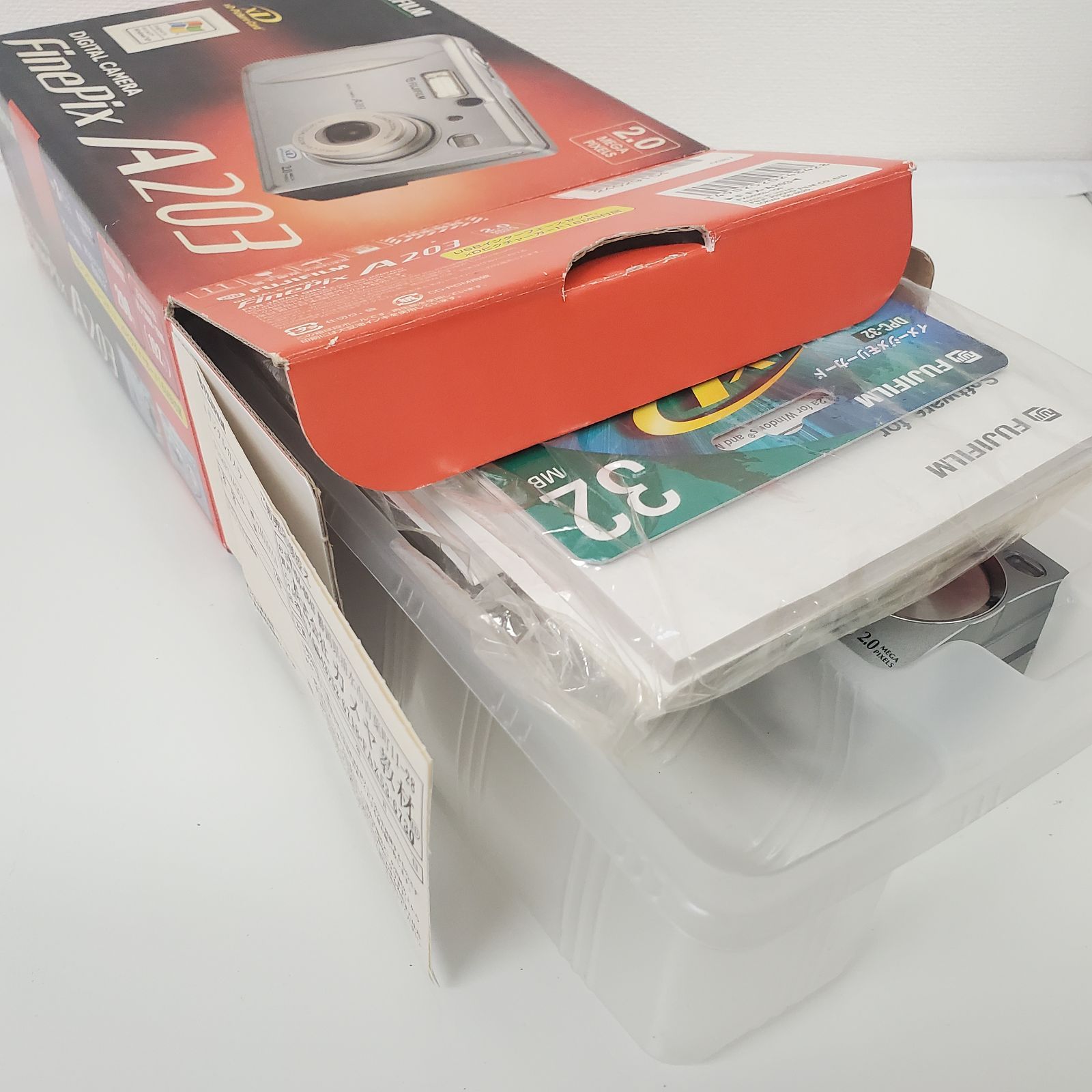 通電・基本動作確認 富士フィルム FUJIFILM FinePix A203