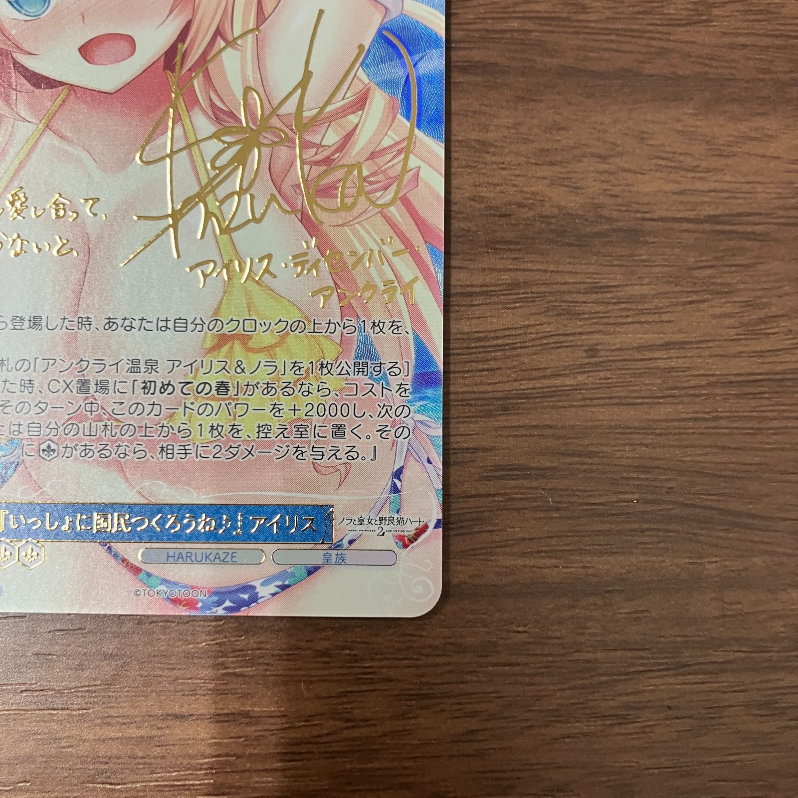 いっしょに国民つくろうね アイリス SSP サイン ヴァイスシュヴァルツ