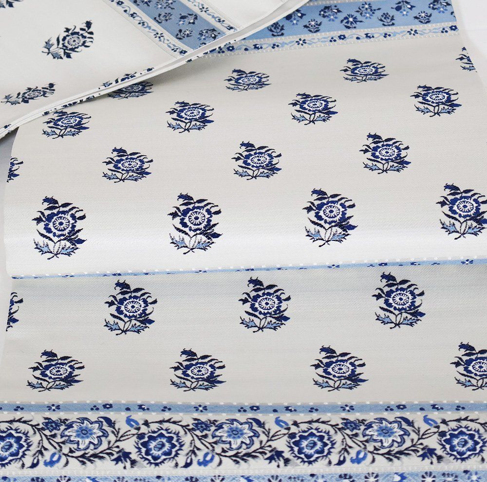 藍染 2400織 訪問着用 西陣織袋帯 正絹 オフホワイト 薄グレー 藍色