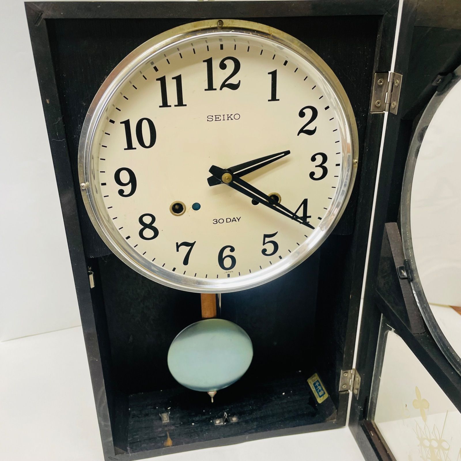 セイコー SEIKO ゼンマイ式 振り子時計 壁掛け時計 昭和レトロ