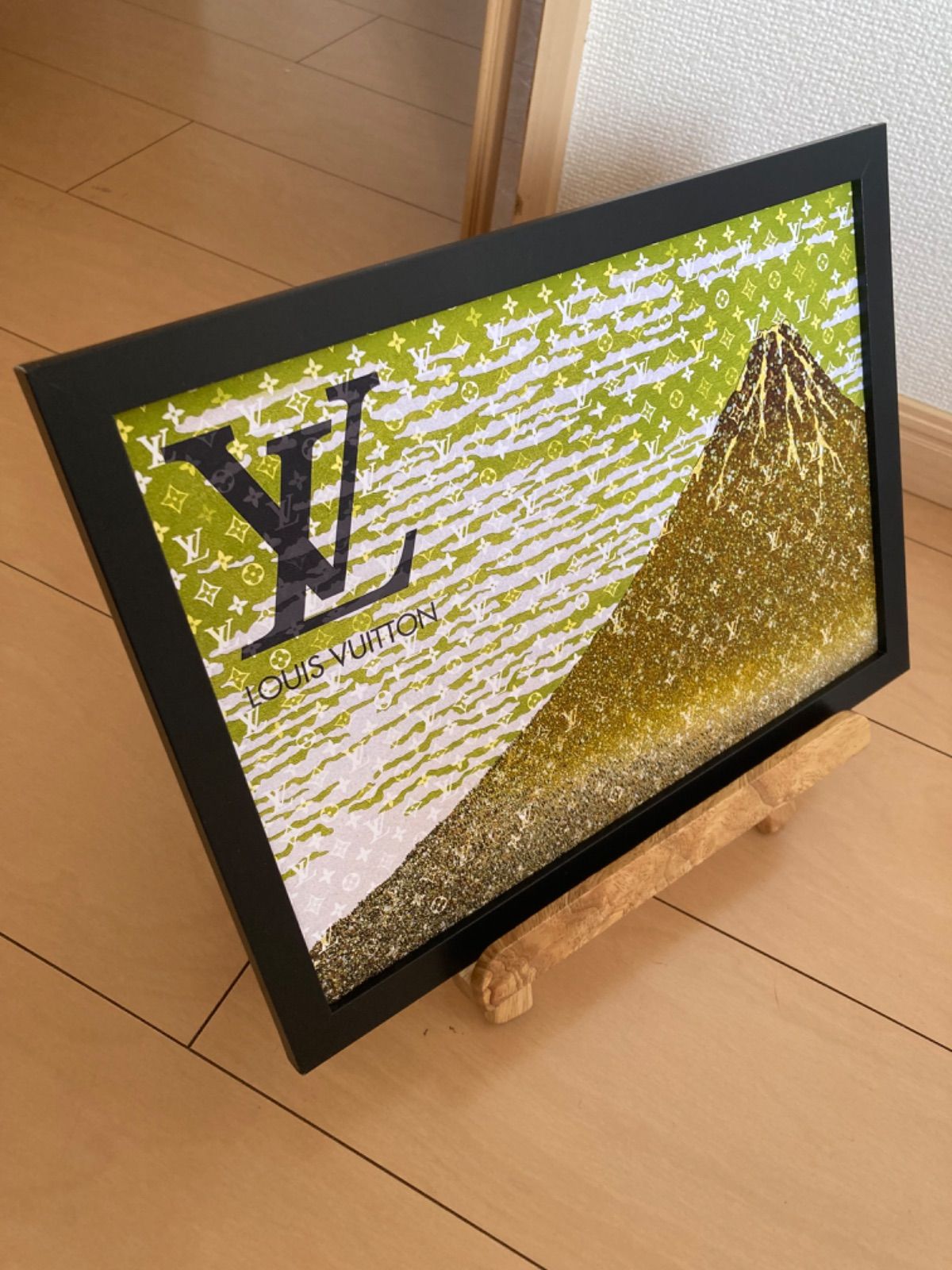 LOUIS VUITTON type☆A4額装済オマージュアートインテリアポスター#429