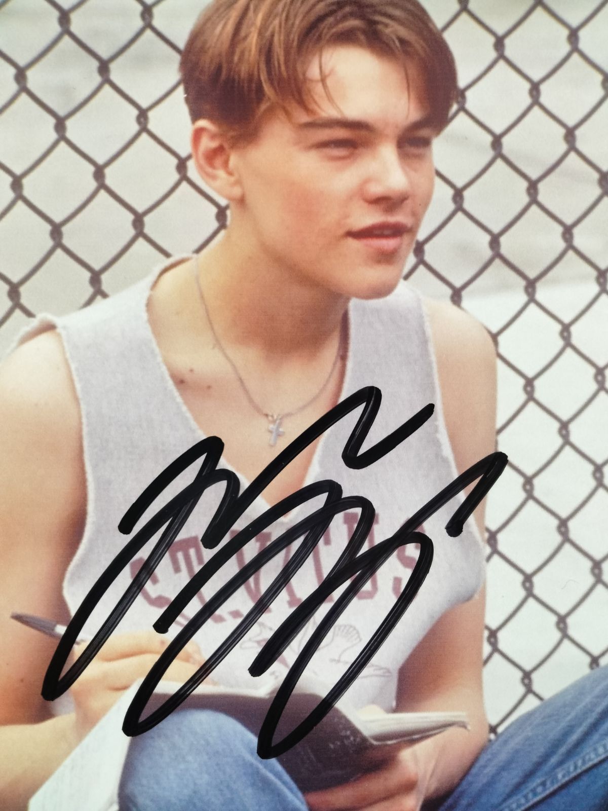 レオナルド・ディカプリオ直筆サイン入り2Lサイズ写真‥Leonardo