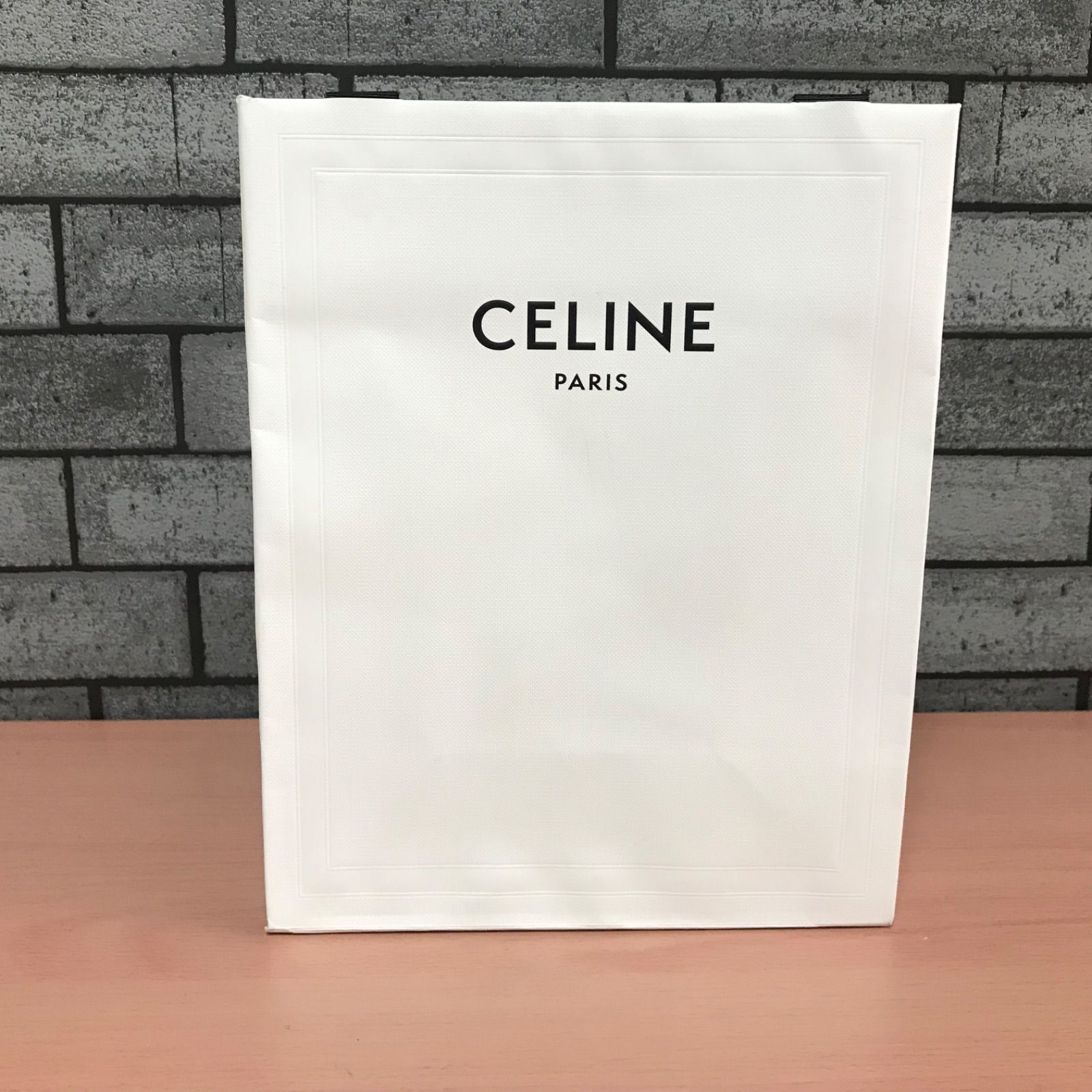 CELINE セリーヌ ショッパー 紙袋 ホワイト - メルカリ