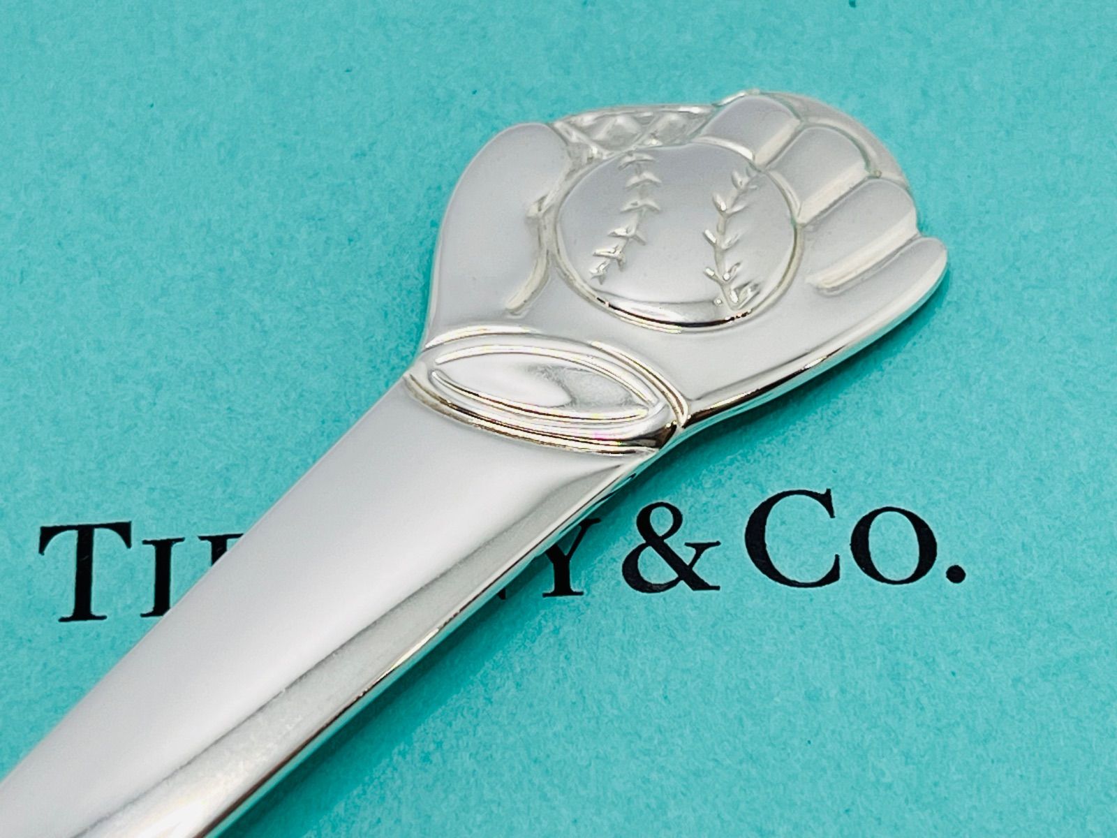 a034 送料無料 Tiffany&Co. 美品 希少 ティファニー ベースボール