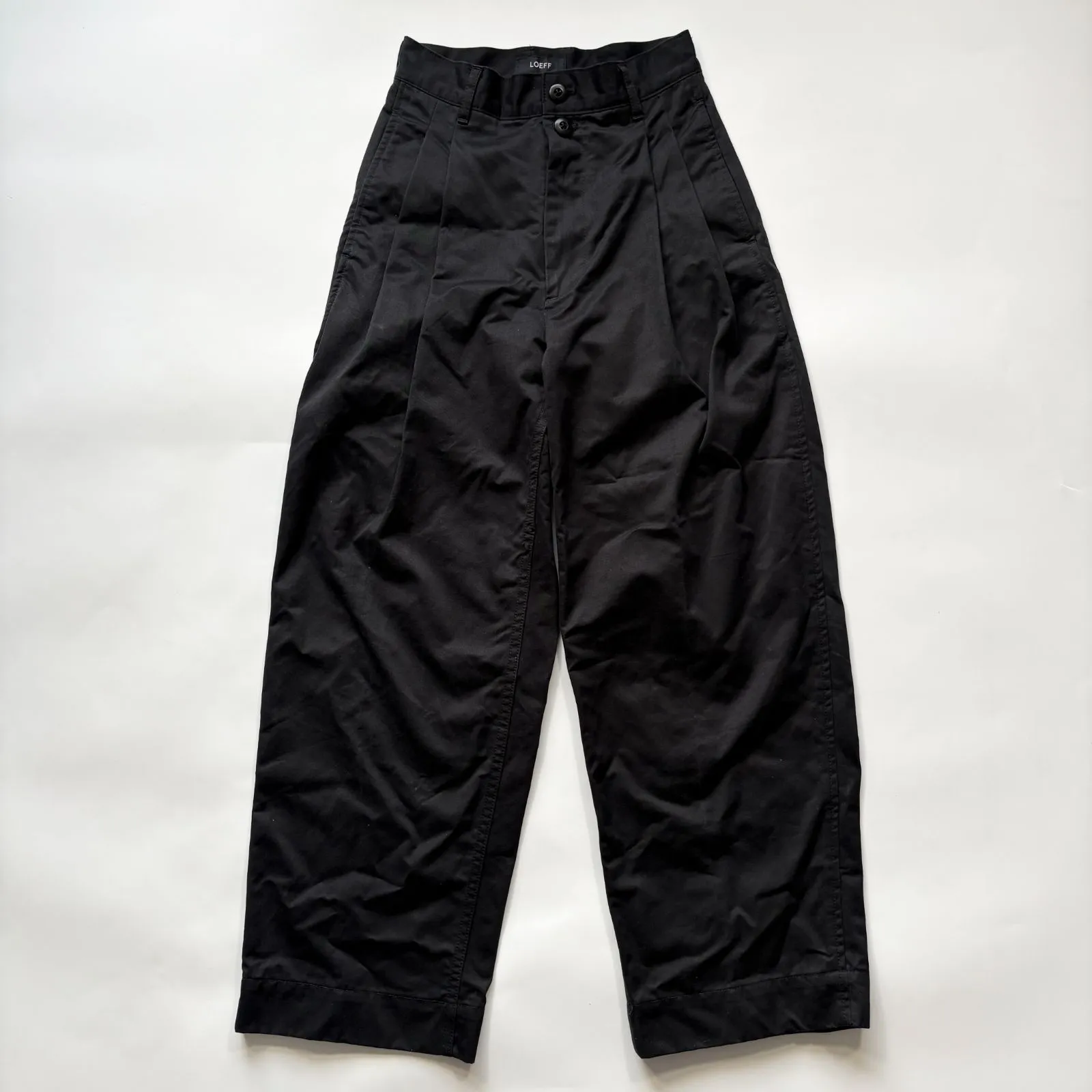 2026年最新】loeff ロエフ コットンツイル 2タックパンツの人気