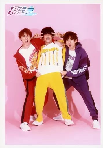 中古】生写真(男性) 超特急/集合(3人)/全身・衣装赤.黄色.紫.白