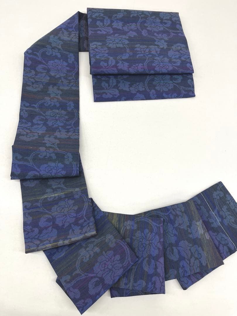 結城紬 全通 九寸名古屋帯 未使用品 正絹 Q1155 - メルカリ