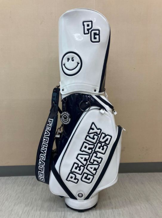 最終お値下げPEARLY GATES ゴルフバッグ 89 スマイリーフェイス PEARLY