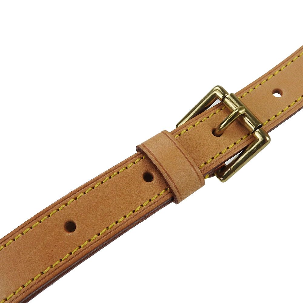 中古】 ルイ・ヴィトン ショルダーストラップ ヌメ革 ベージュ