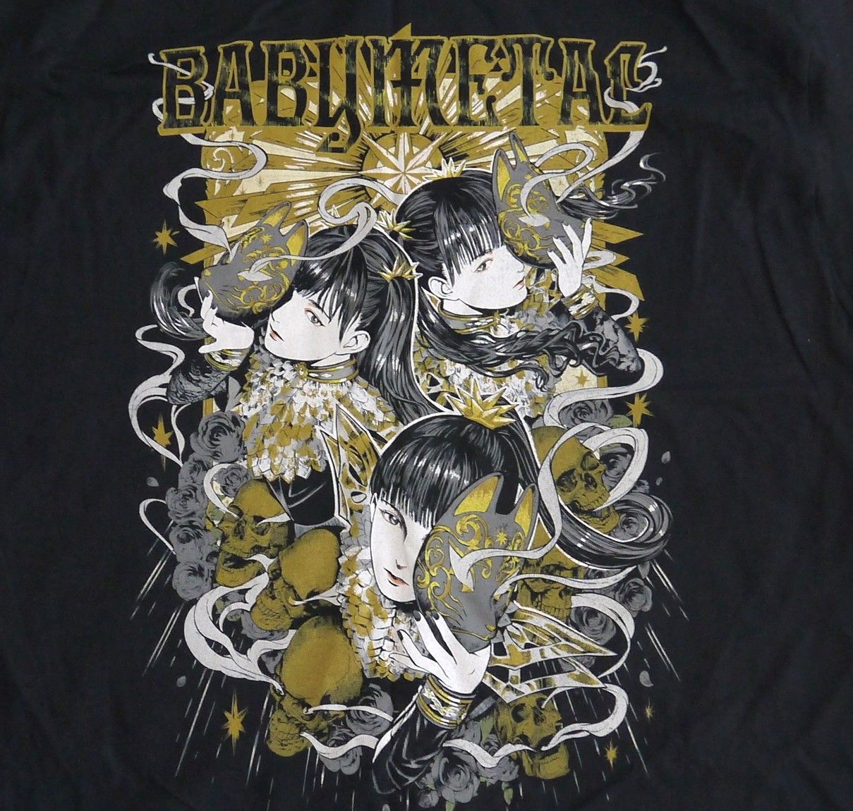 BABYMETAL Tシャツ XLサイズ「KON！KON！ TEE」UK＆EU アリーナツアー