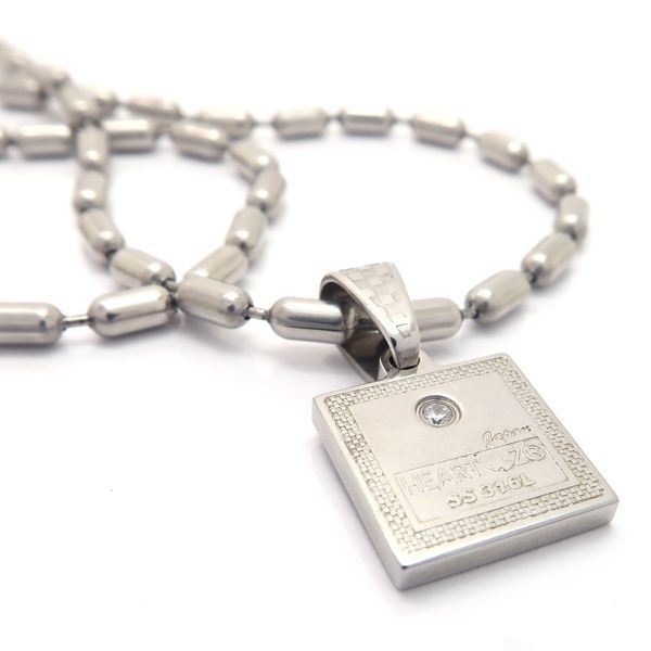 Good-HEARTZ グッドハーツ メタリックネックレス八角形 ハーツ加工