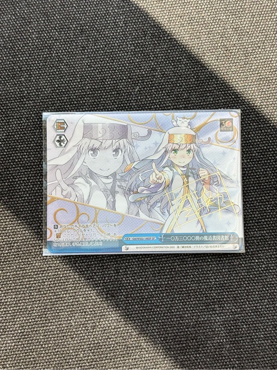WS 電撃文庫30th SP 一〇万三〇〇〇冊の魔導書図書館(サイン入り) Gid