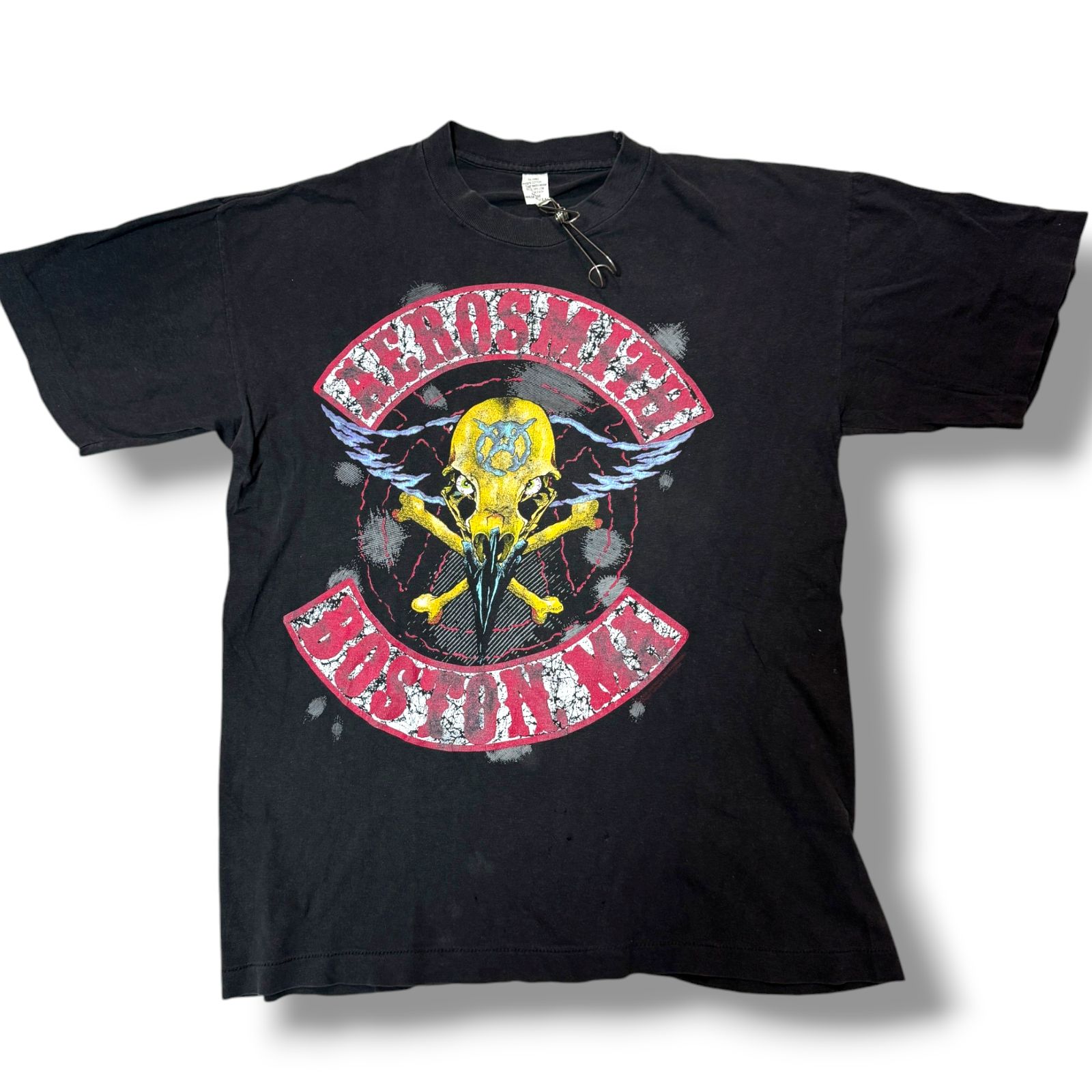 エアロスミス 90~00s ビンテージ サイケ柄 ロンT エアロスミス 90~00s
