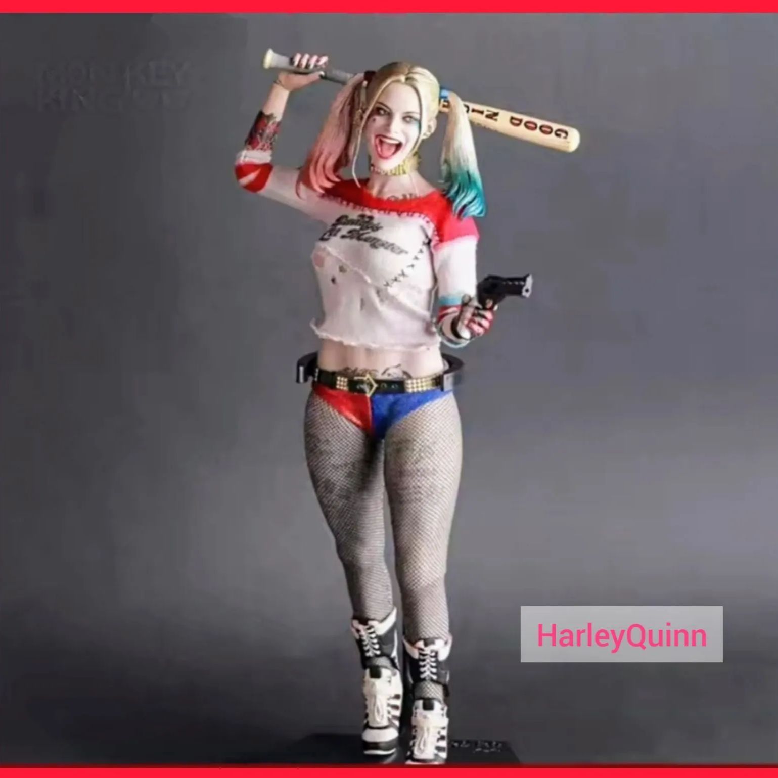 ☆未使用 ハーレイクイン 1/6 PVC フィギュア 約30cm 箱付き マーベル