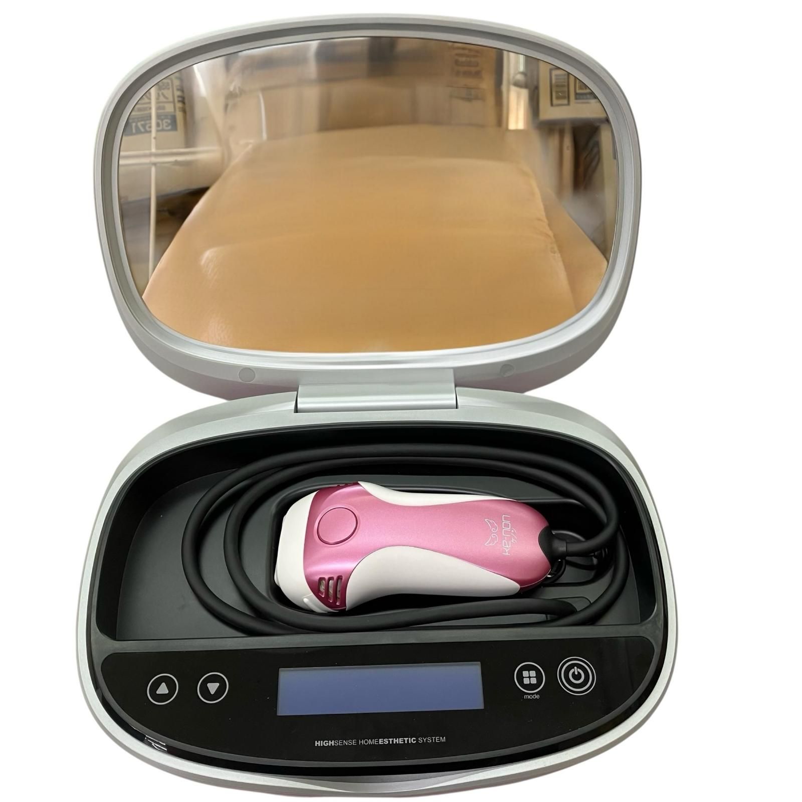 美品 ke-non 脱毛器ver.6.2 シルバー ケノン ver6.2 ショップ ケノン