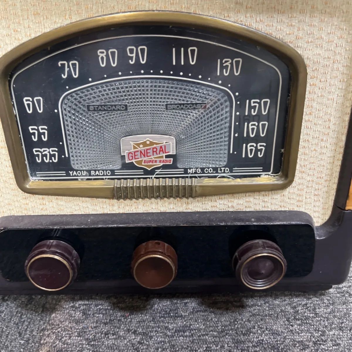 ⭐︎ 昭和 レトロ 真空管 ラジオ ゼネラル 6s_5 当時物 ハイコーキ