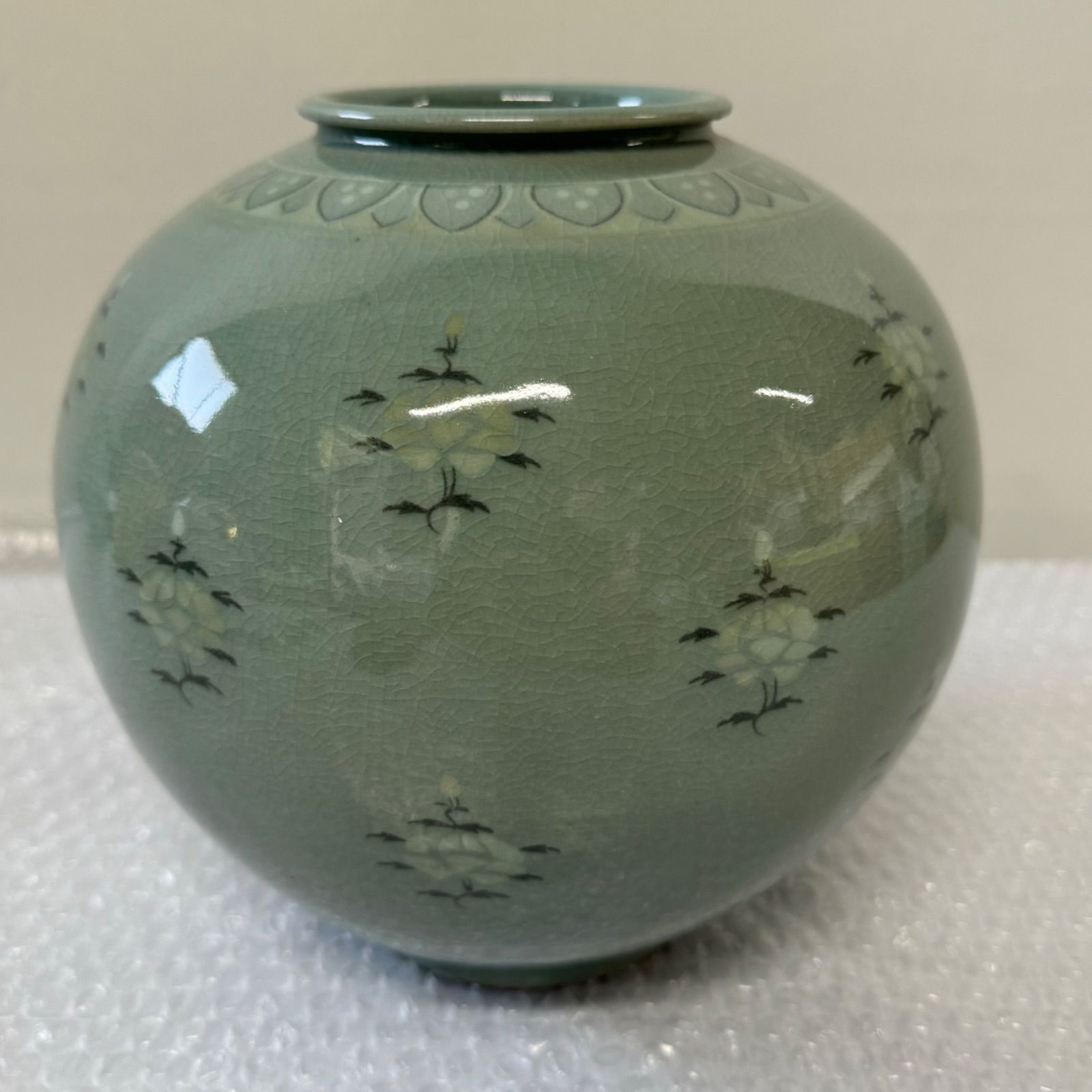 専用 中国古窯 哥窯青磁ひび焼 爵 高さ9.5㎝ 東な7-0329☆2F 専用 中国