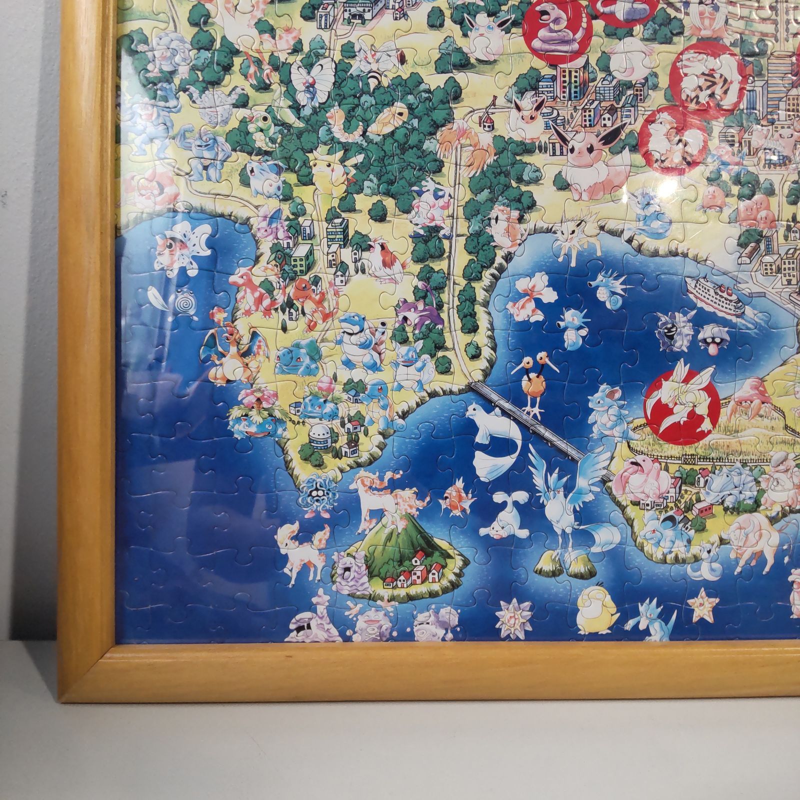 2点セット ポケモン 初代 ジグソーパズル 完成品 ポケットモンスター赤