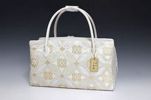 ○特別セール○ お洒落！！ 京都 西陣織 正絹帯地 使用 利休バッグ