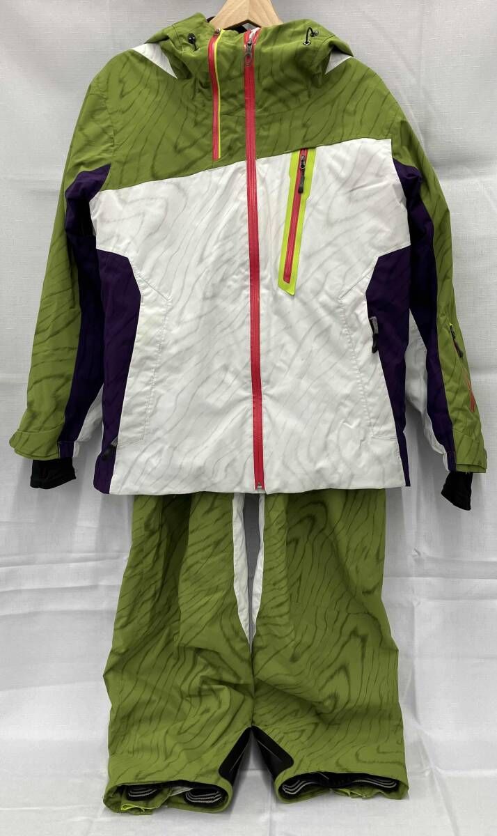 MIZUNO/ミズノ/スキーウェア上下セット/REFLECTION GEAR/グリーン