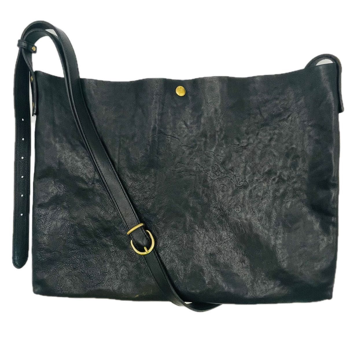 IL BISONTE イルビゾンテ ショルダーバッグ サコシュ ビッグロゴ